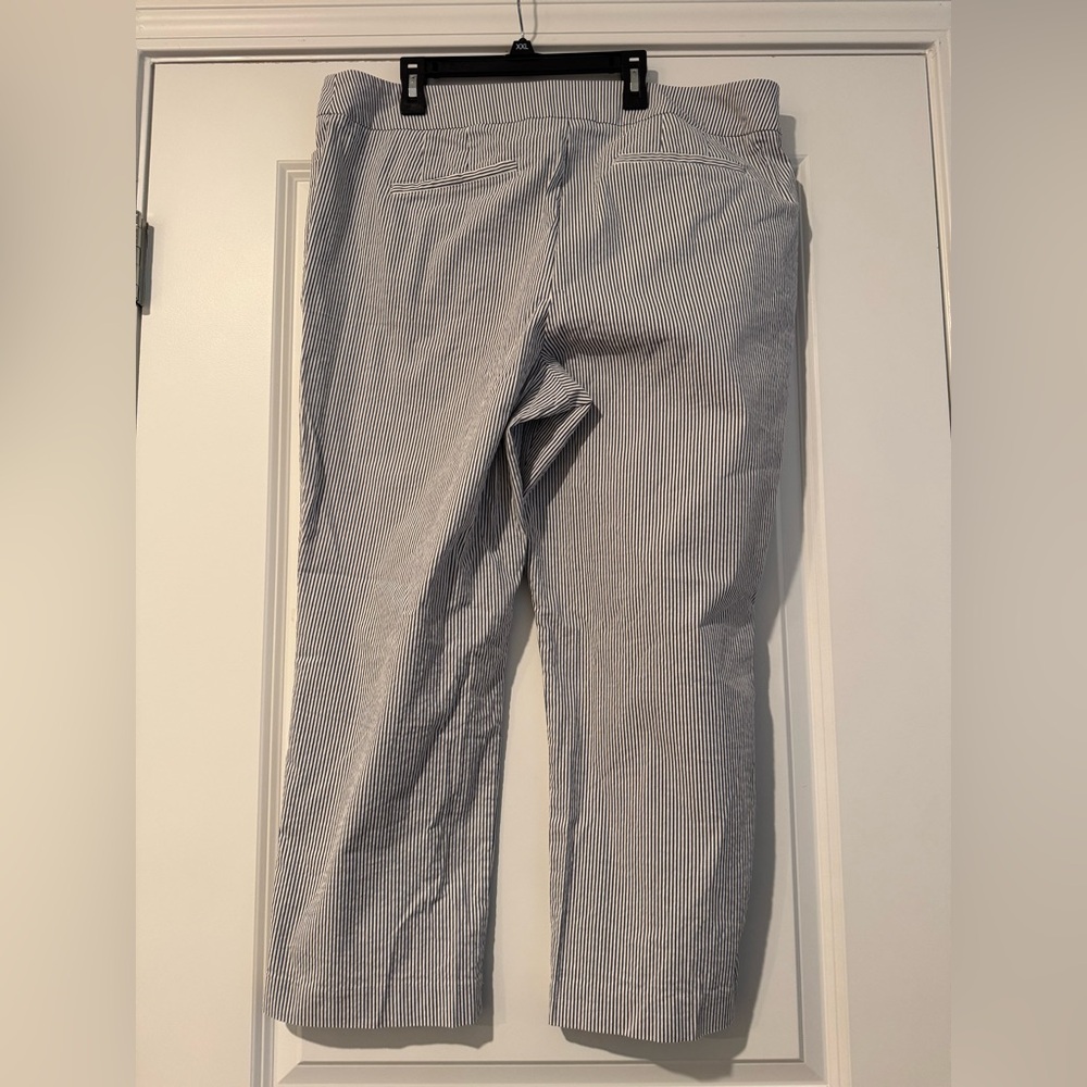 Ann Taylor Factory Seersucker Pants - Picture 4 of 8